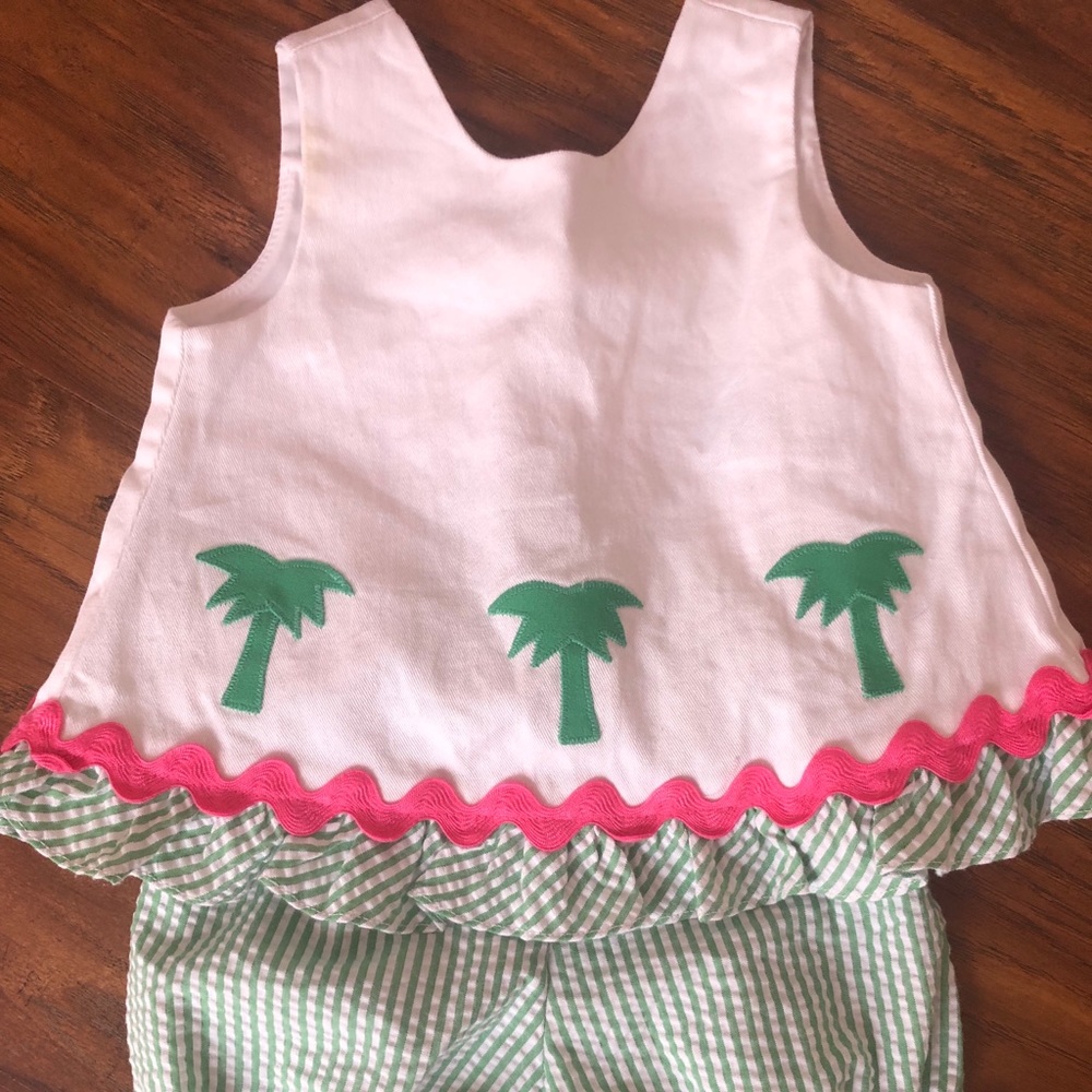 6 months swing top bloomer set